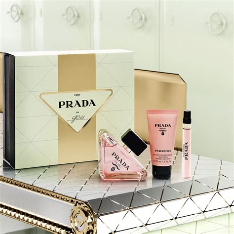 prada perfume miniature set|prada paradoxe 90ml gift set.